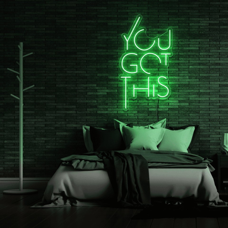 YOU GOT THIS RED COLOR LED NEON SIGN