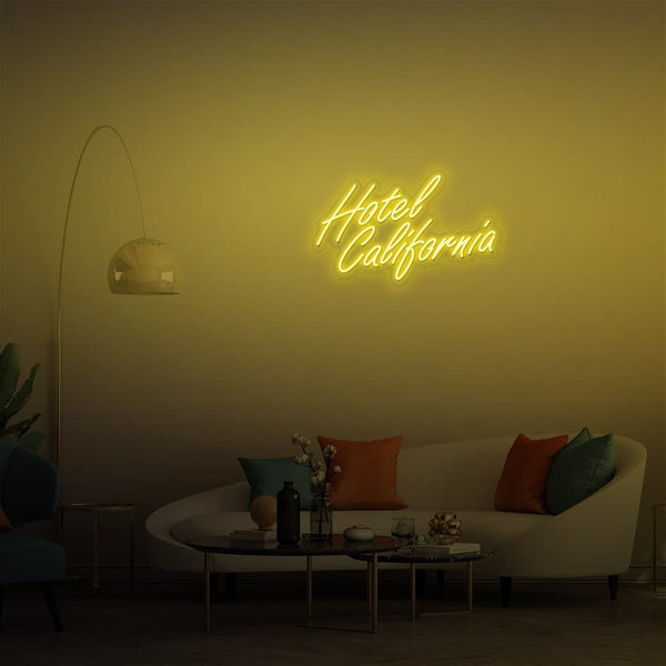 Hotel California Neon Sign | Neon Signs for Bar - Neon Marvels