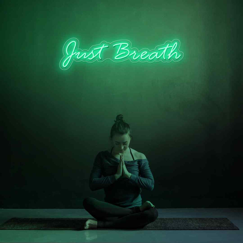 Breathe neon light on sale