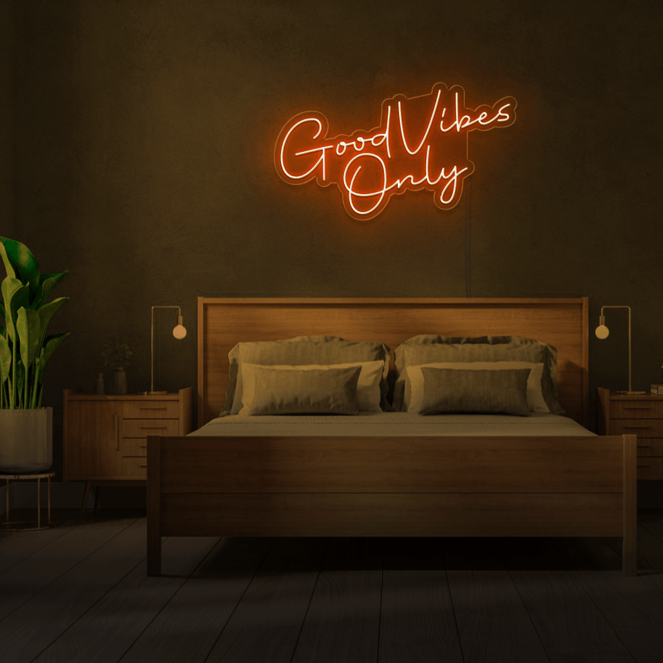 Good Vibes Wall Neon Sign
