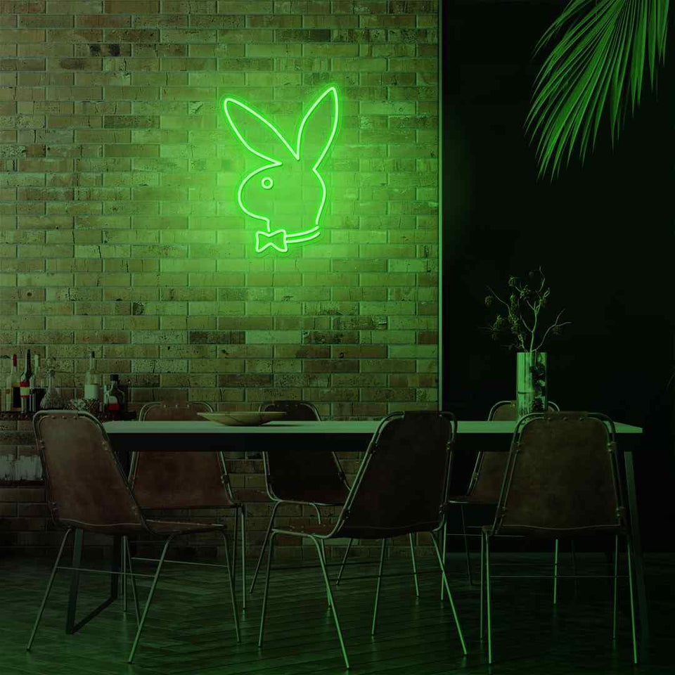 Playboy bunny neon sign