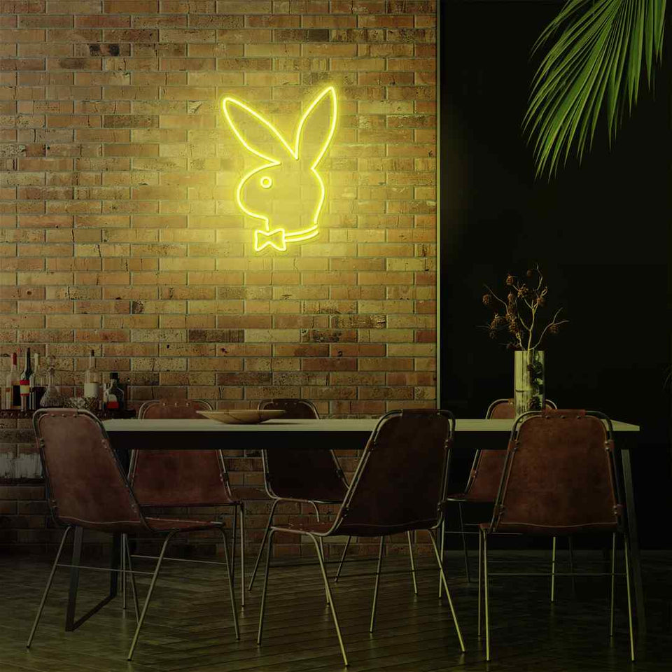 Playboy bunny neon sign