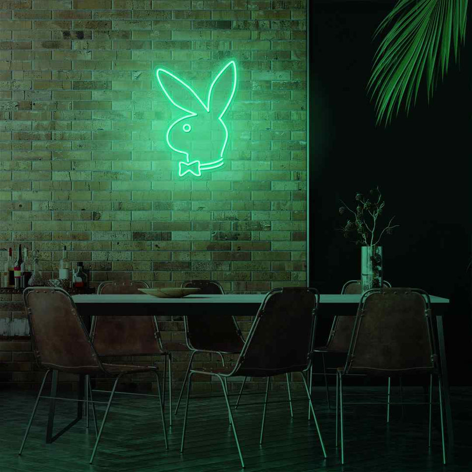 Playboy bunny neon sign