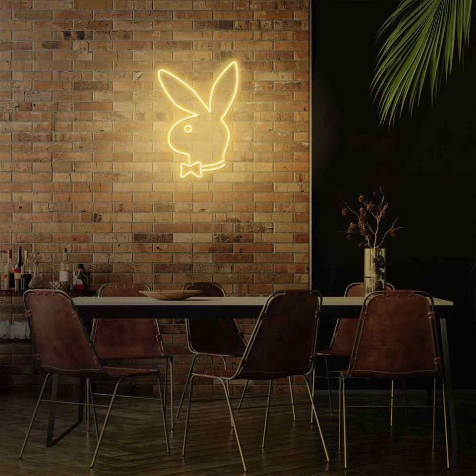 Playboy bunny neon sign