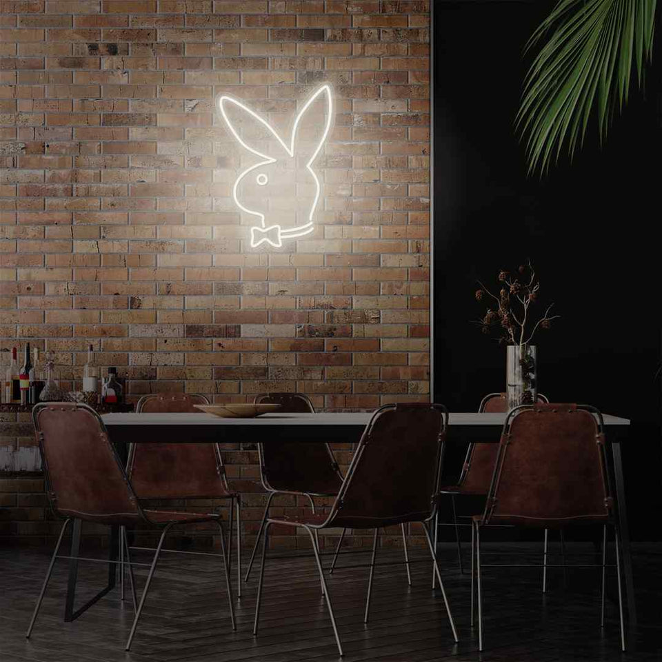 Playboy bunny neon sign