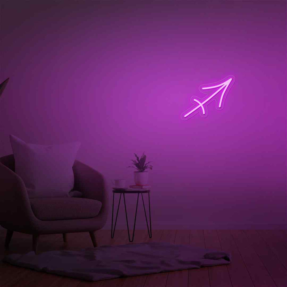 Sagitarius neon sign