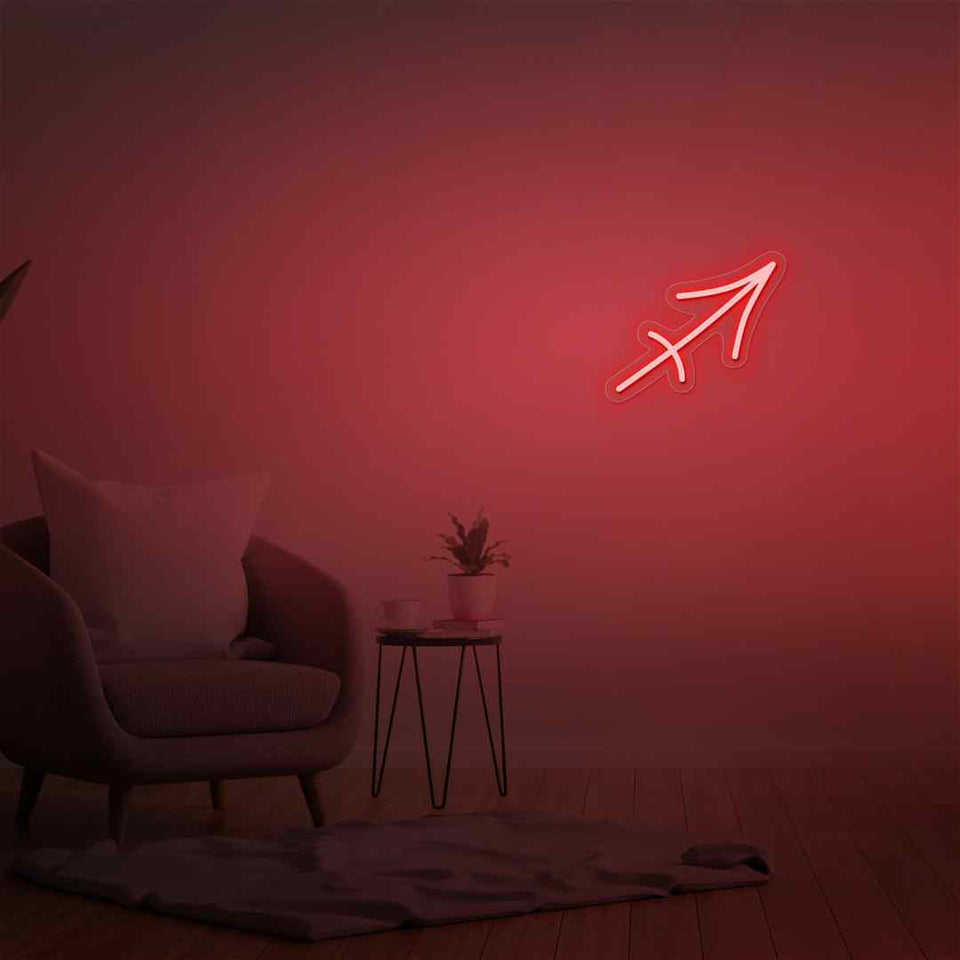 Sagitarius neon sign