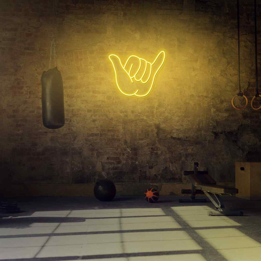 Shaka neon sign