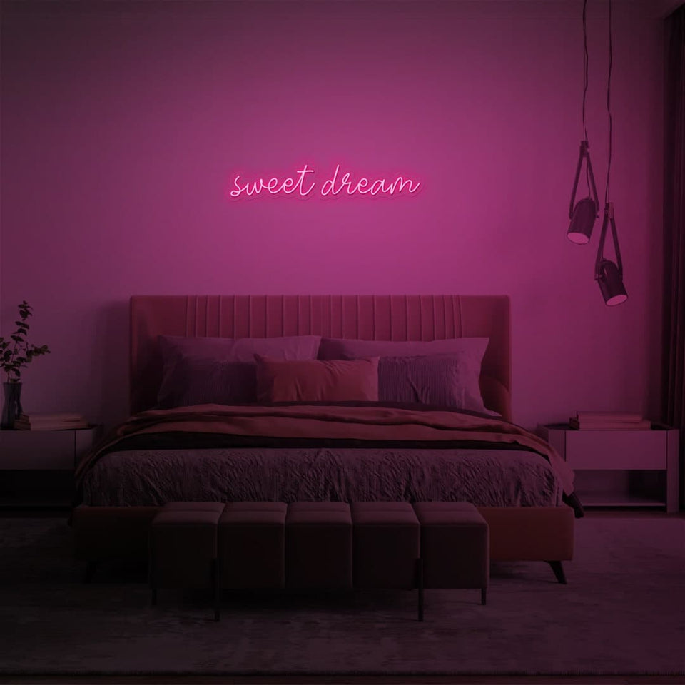 SWEET DREAM PINK COLOR NEON SIGN