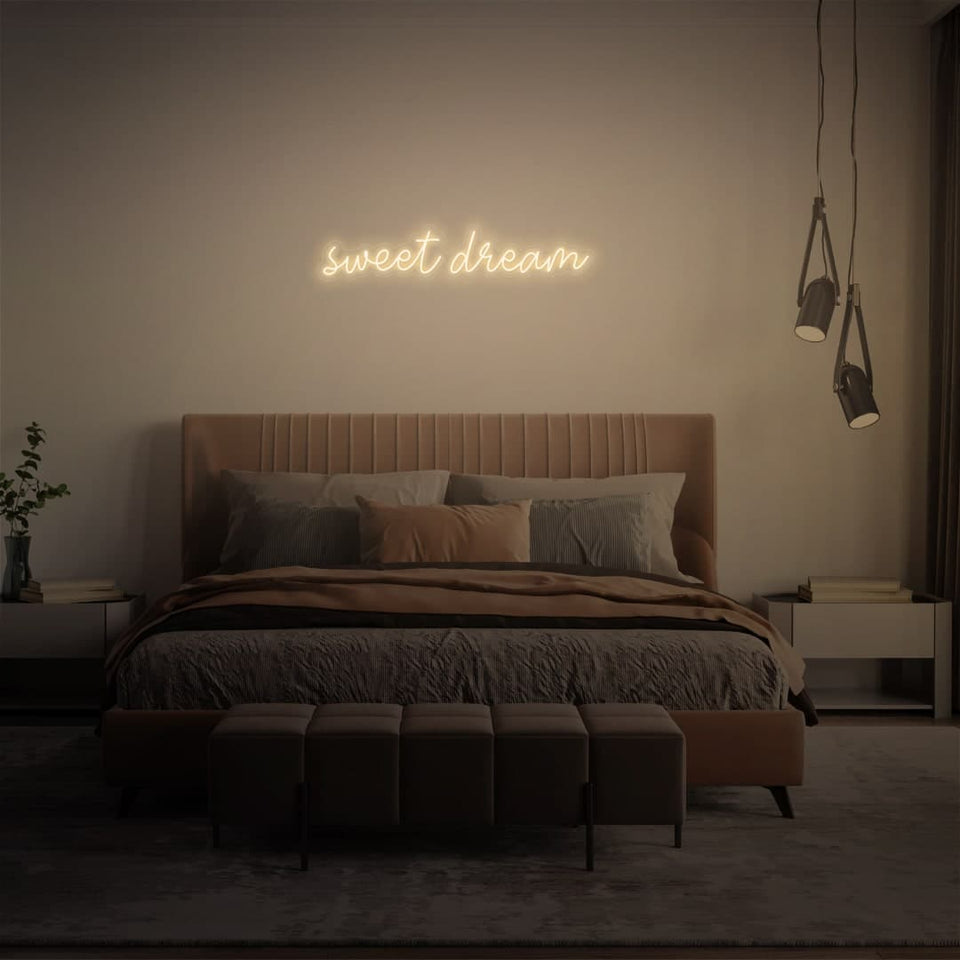 SWEET DREAM WARM WHITE COLOR NEON SIGN