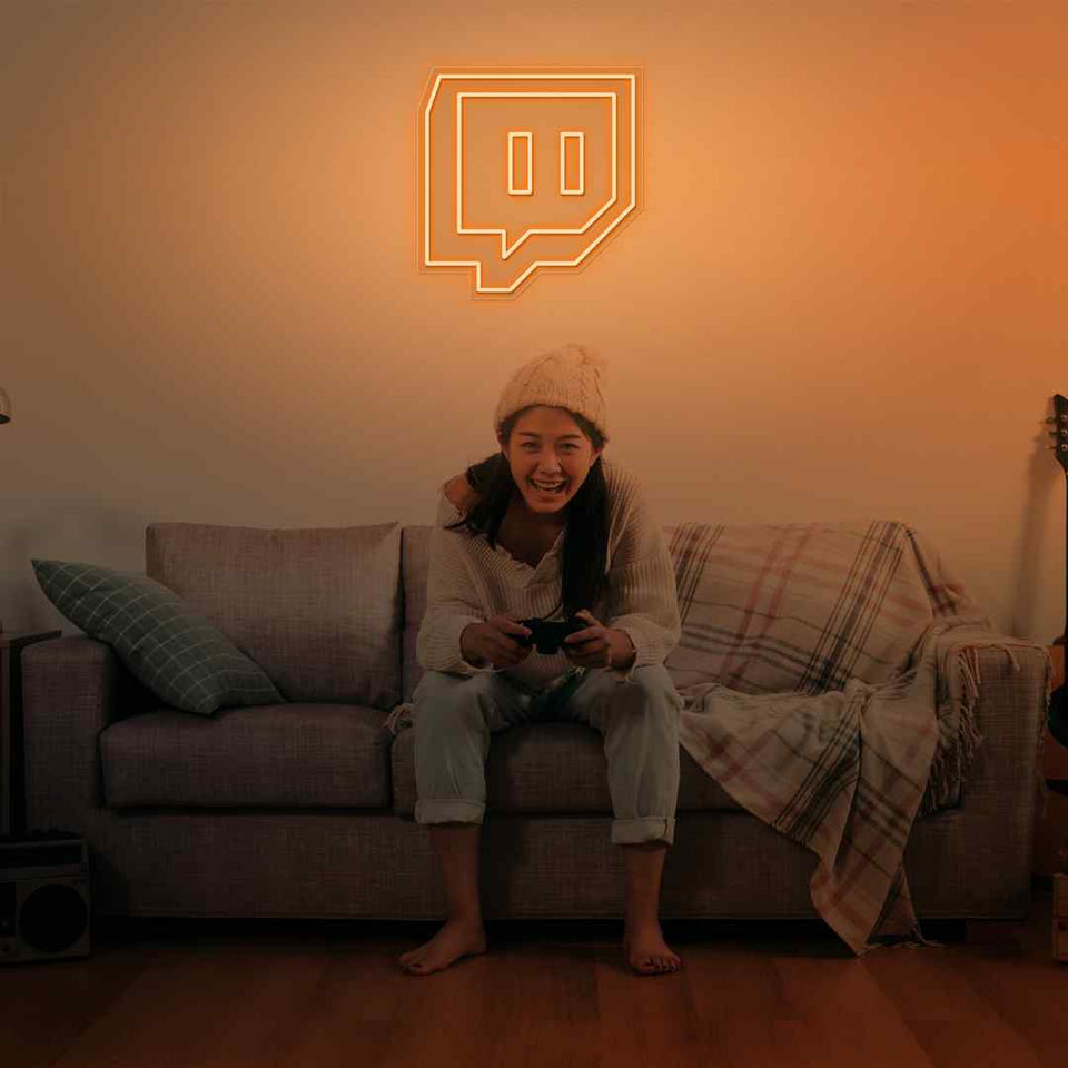 Twitch neon sign