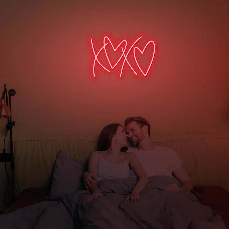 XOXO RED COLOR NEON SIGN