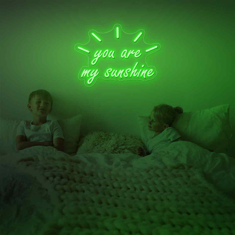 You are my sunshine neon sign
