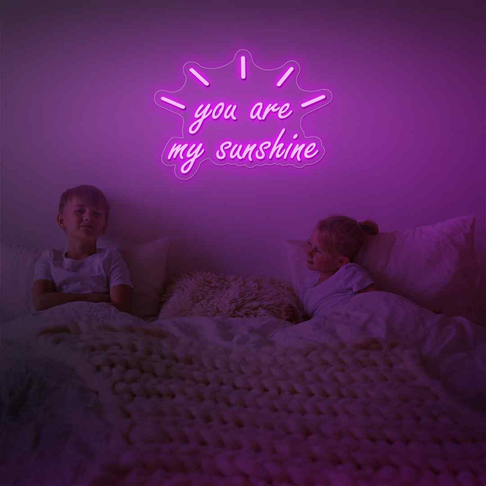 You are my sunshine neon sign